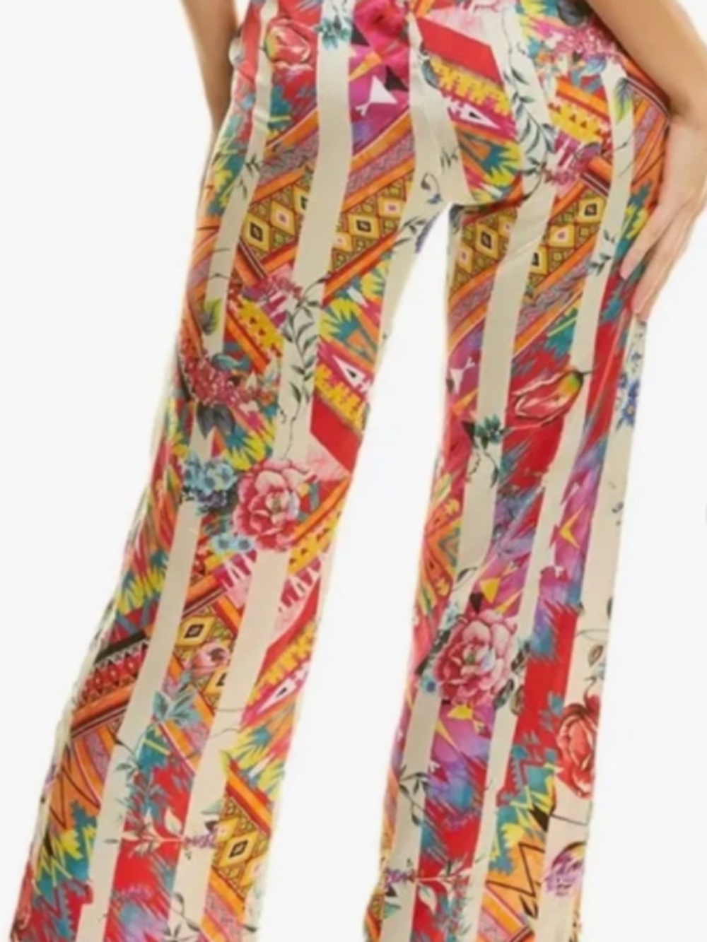 NWT! Johnny Was silk pants